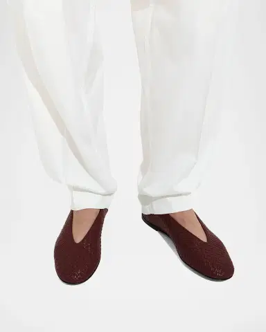 Bottega Veneta Micro Woven Nappa Leather Ballerina Flats | Thumbnail 2 Bottega Veneta Micro Woven Nappa Leather Ballerina Flats | Thumbnail 2