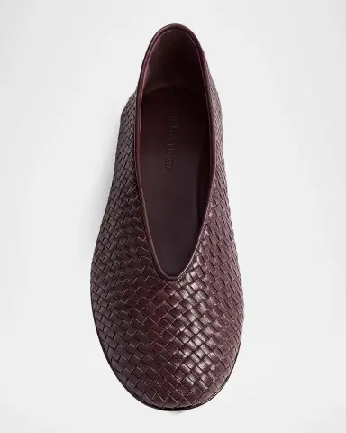 Bottega Veneta Micro Woven Nappa Leather Ballerina Flats | Thumbnail 4 Bottega Veneta Micro Woven Nappa Leather Ballerina Flats | Thumbnail 4