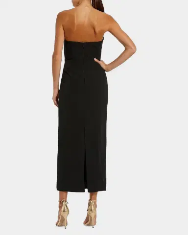 Mac Duggal Floral Crepe Strapless Maxi Dress | Thumbnail 3 Mac Duggal Floral Crepe Strapless Maxi Dress | Thumbnail 3