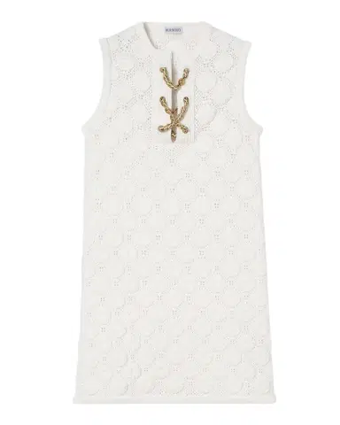Burberry Brittany Chain Lace-up Crochet Mini Dress | Thumbnail 1 Burberry Brittany Chain Lace-up Crochet Mini Dress | Thumbnail 1