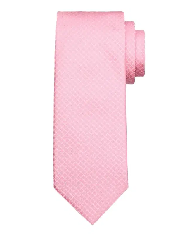 Men 's Diamond Check Silk Tie