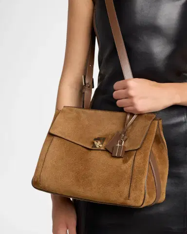 Tom Ford Smooth Suede Shoulder Bag | Thumbnail 7 Tom Ford Smooth Suede Shoulder Bag | Thumbnail 7