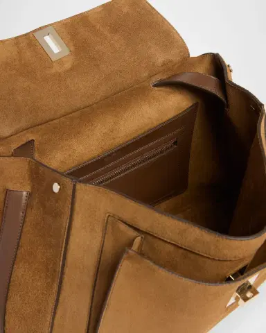 Tom Ford Smooth Suede Shoulder Bag | Thumbnail 9 Tom Ford Smooth Suede Shoulder Bag | Thumbnail 9