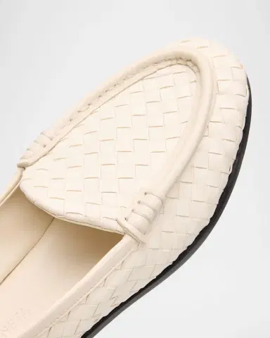 Bottega Veneta Silenzio Intrecciato Leather Loafers | Thumbnail 5
