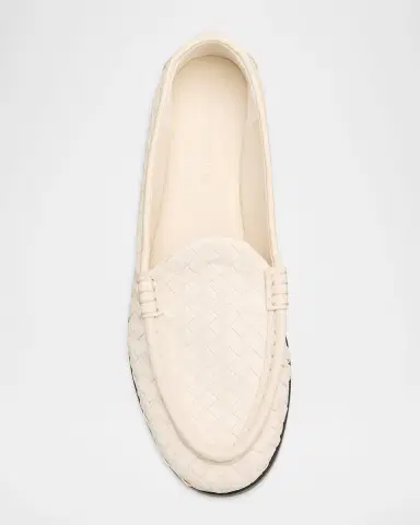 Bottega Veneta Silenzio Intrecciato Leather Loafers | Thumbnail 6