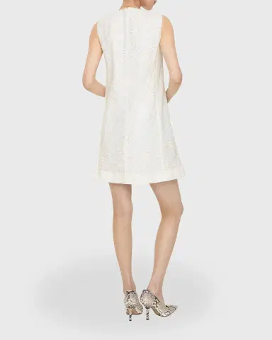 Burberry Elysande Paisley Lace Sleeveless Mini Dress | Thumbnail 3 Burberry Elysande Paisley Lace Sleeveless Mini Dress | Thumbnail 3