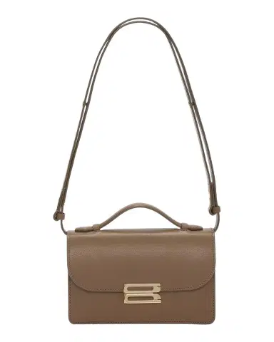Victoria Beckham Dorian Small B-Lock Leather Shoulder Bag | Thumbnail 1