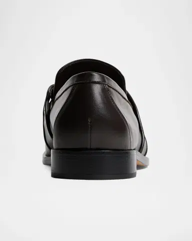 Bottega Veneta Men's Astaire Metallic Knot Napa Loafers | Thumbnail 7