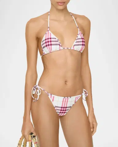 Burberry Sadie Check Bikini Bottoms | Thumbnail 2 Burberry Sadie Check Bikini Bottoms | Thumbnail 2