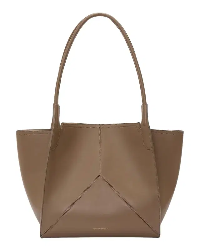 Victoria Beckham Victoria V-Stitch Leather Tote Bag