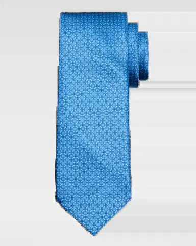 Stefano Ricci Men's Geometric Square Silk Tie | Thumbnail 2