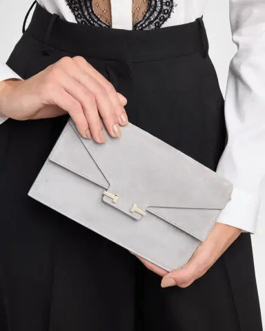 Tom Ford Mini Suede T-Clasp Shoulder Bag | Thumbnail 2