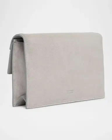 Tom Ford Mini Suede T-Clasp Shoulder Bag | Thumbnail 3