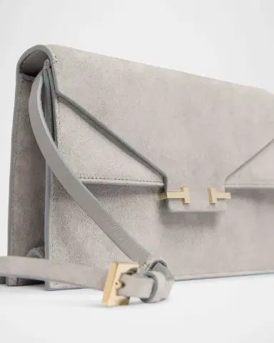 Tom Ford Mini Suede T-Clasp Shoulder Bag | Thumbnail 6