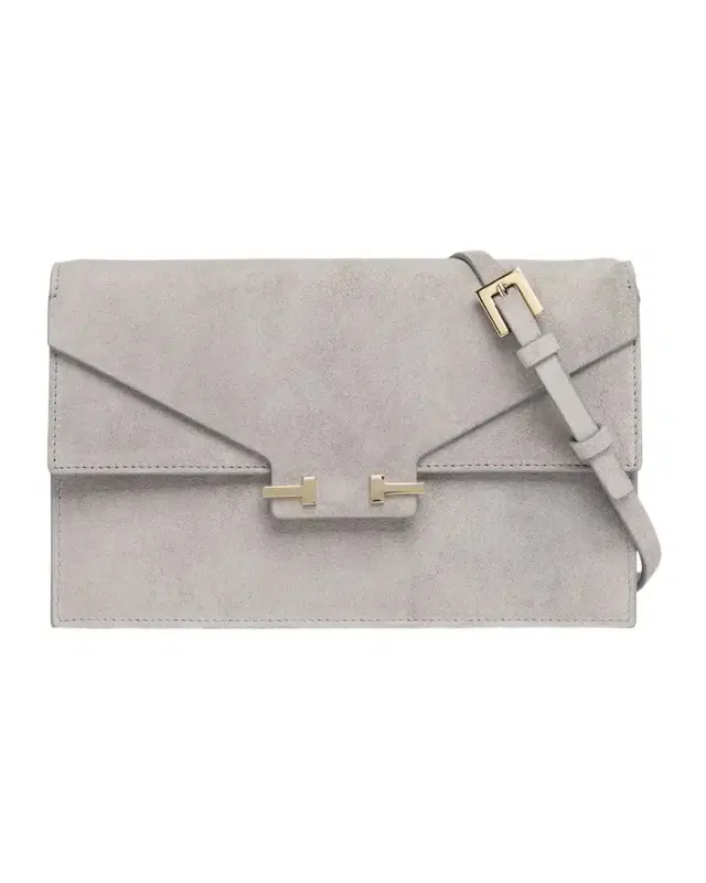 TOM FORD Mini Suede T-Clasp Shoulder Bag