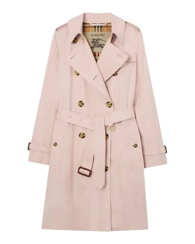 Kensington Belted Double-Breasted Trench Coat