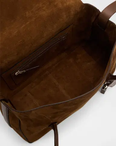 Tom Ford Eclipse Medium Suede & Leather Shoulder Bag | Thumbnail 14 Tom Ford Eclipse Medium Suede & Leather Shoulder Bag | Thumbnail 14
