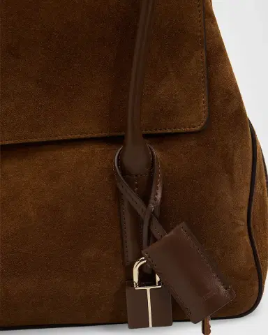 Tom Ford Eclipse Medium Suede & Leather Shoulder Bag | Thumbnail 16 Tom Ford Eclipse Medium Suede & Leather Shoulder Bag | Thumbnail 16