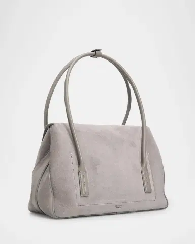 Tom Ford Eclipse Medium Suede & Leather Shoulder Bag | Thumbnail 3 Tom Ford Eclipse Medium Suede & Leather Shoulder Bag | Thumbnail 3