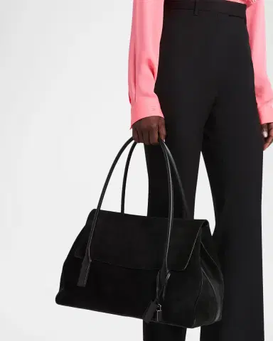 Tom Ford Eclipse Medium Suede & Leather Shoulder Bag | Thumbnail 7 Tom Ford Eclipse Medium Suede & Leather Shoulder Bag | Thumbnail 7