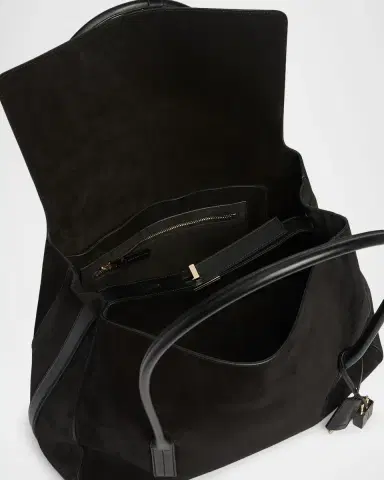 Tom Ford Eclipse Medium Suede & Leather Shoulder Bag | Thumbnail 9 Tom Ford Eclipse Medium Suede & Leather Shoulder Bag | Thumbnail 9