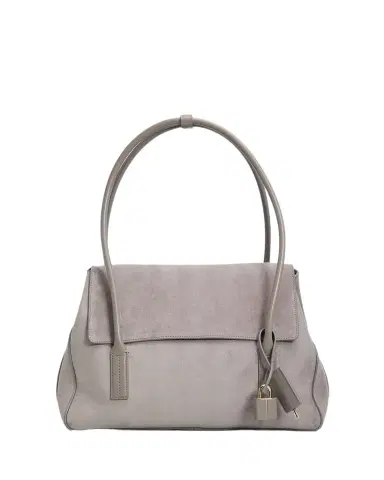 Tom Ford Eclipse Medium Suede & Leather Shoulder Bag | Thumbnail 1 Tom Ford Eclipse Medium Suede & Leather Shoulder Bag | Thumbnail 1