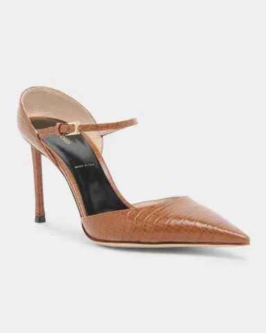 Tom Ford Tejus 85mm Croc-Embossed Leather Mary Jane Pumps | Thumbnail 4 Tom Ford Tejus 85mm Croc-Embossed Leather Mary Jane Pumps | Thumbnail 4