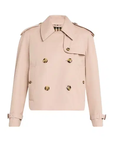 Burberry Haltye Cropped Gabardine Trench Jacket | Thumbnail 1 Burberry Haltye Cropped Gabardine Trench Jacket | Thumbnail 1
