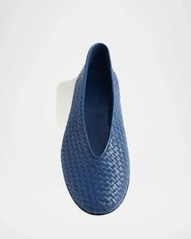 Bottega Veneta Micro Woven Nappa Leather Ballerina Flats | Thumbnail 4 Bottega Veneta Micro Woven Nappa Leather Ballerina Flats | Thumbnail 4