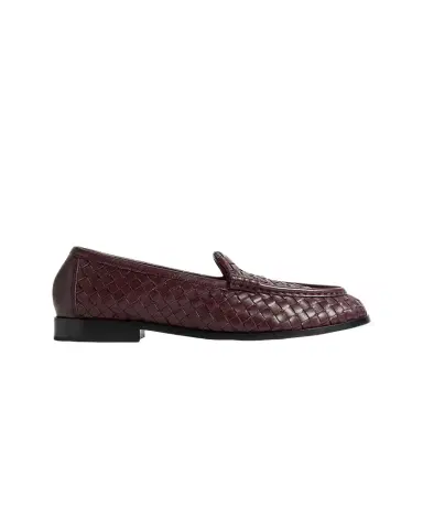 Bottega Veneta Silenzio Intrecciato Leather Loafers | Thumbnail 1 Bottega Veneta Silenzio Intrecciato Leather Loafers | Thumbnail 1