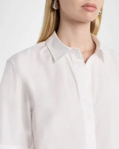 Vince Short-Sleeve Poplin Shirt | Thumbnail 5 Vince Short-Sleeve Poplin Shirt | Thumbnail 5