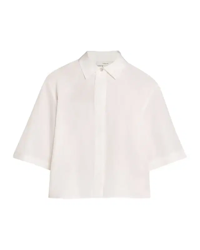 Vince Short-Sleeve Poplin Shirt