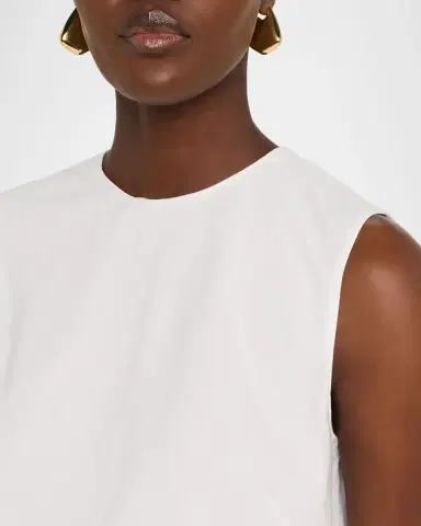 Vince Linen Crewneck Top | Thumbnail 5 Vince Linen Crewneck Top | Thumbnail 5