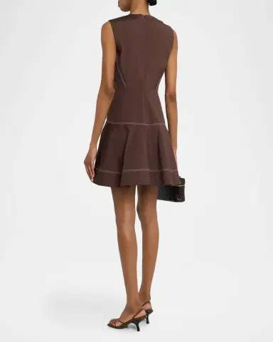 Veronica Beard Karrigan Sleeveless Mini Dress | Thumbnail 3 Veronica Beard Karrigan Sleeveless Mini Dress | Thumbnail 3