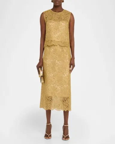 Vince Sleeveless Floral Lace Top | Thumbnail 2 Vince Sleeveless Floral Lace Top | Thumbnail 2