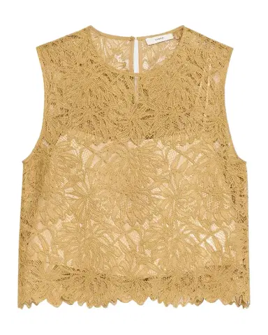 Vince Sleeveless Floral Lace Top | Thumbnail 1 Vince Sleeveless Floral Lace Top | Thumbnail 1