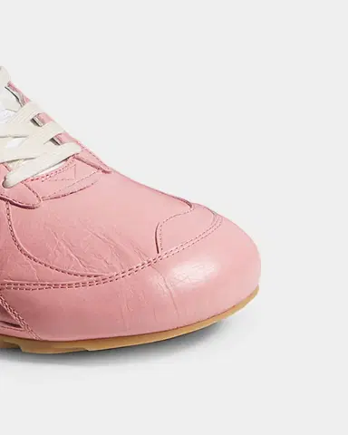 Bottega Veneta Men's Crinkle Leather Intreccio-Sole Low-Top Sneakers | Thumbnail 4 Bottega Veneta Men's Crinkle Leather Intreccio-Sole Low-Top Sneakers | Thumbnail 4