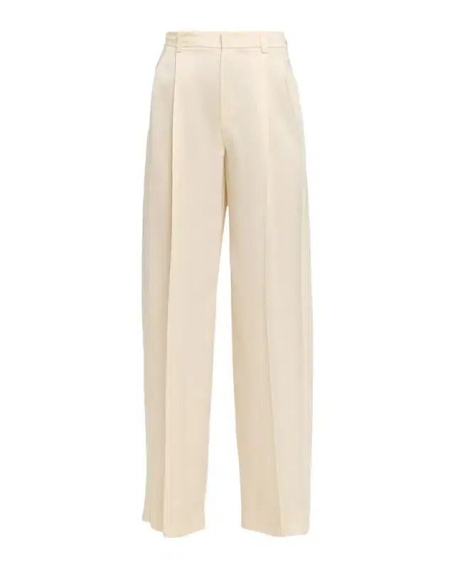 Vince High-Rise Satin Trousers