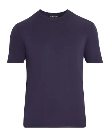 Tom Ford Men's Lyocell-Cotton Crewneck T-Shirt | Thumbnail 1