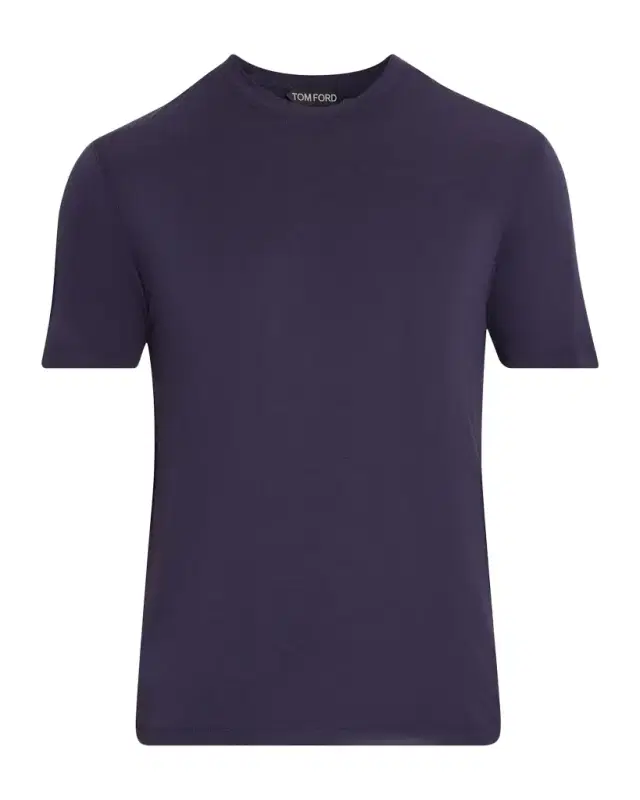 TOM FORD Men 's Lyocell-Cotton Crewneck T-Shirt