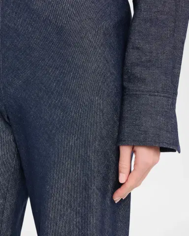 Vince Colette High-Rise Chambray Bias Pants | Thumbnail 5 Vince Colette High-Rise Chambray Bias Pants | Thumbnail 5
