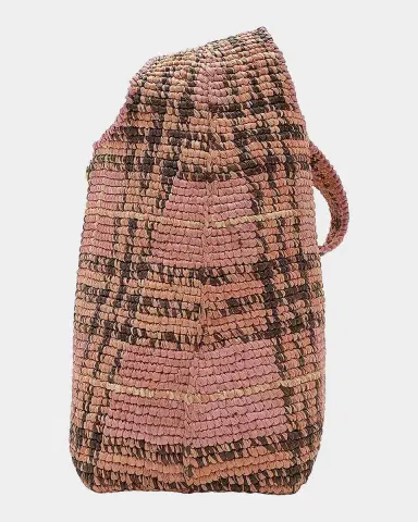 Burberry Margate Crochet Raffia Check Hobo Bag | Thumbnail 3 Burberry Margate Crochet Raffia Check Hobo Bag | Thumbnail 3