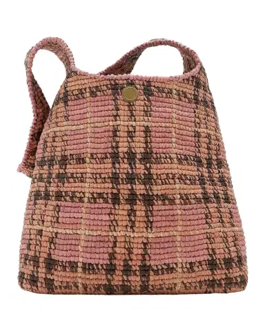Burberry Margate Crochet Raffia Check Hobo Bag | Thumbnail 1 Burberry Margate Crochet Raffia Check Hobo Bag | Thumbnail 1