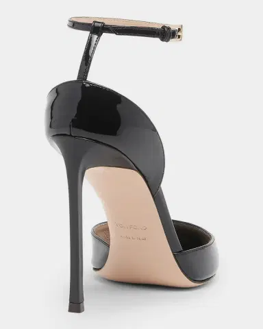 Tom Ford 105mm Patent Leather Ankle-Strap Pumps | Thumbnail 2 Tom Ford 105mm Patent Leather Ankle-Strap Pumps | Thumbnail 2