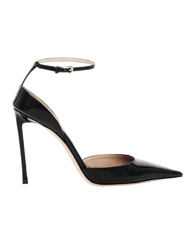 TOM FORD 105mm Patent Leather Ankle-Strap Pumps