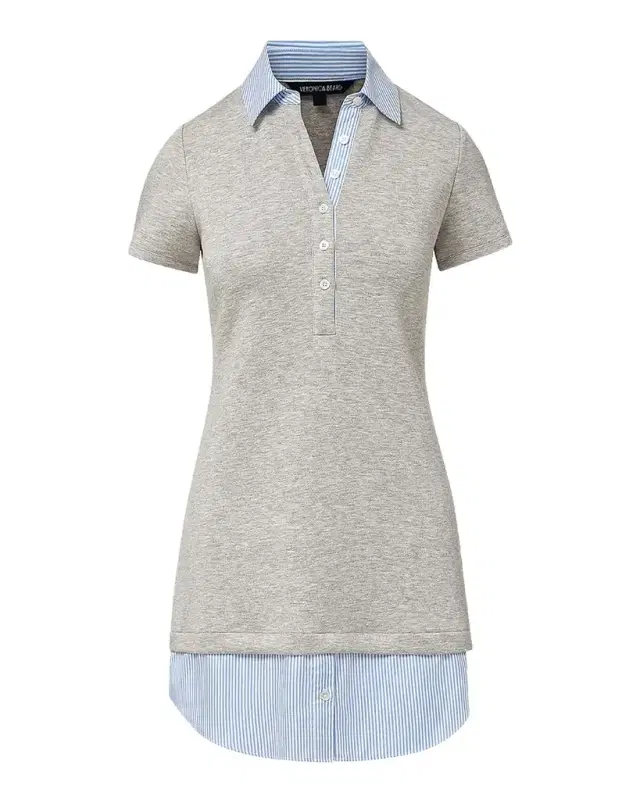 Kenwood Mixed-Media Mini Dress