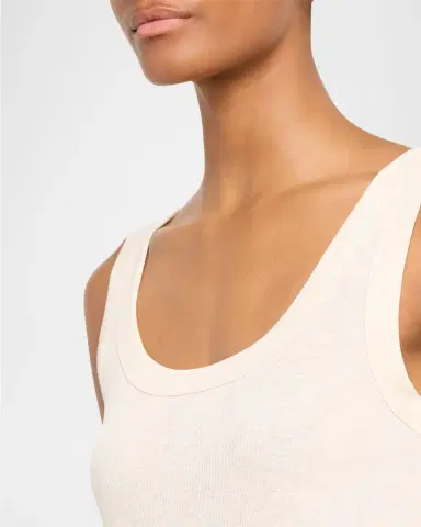 Veronica Beard Belvedere Jersey Scoopneck Tank Top | Thumbnail 5