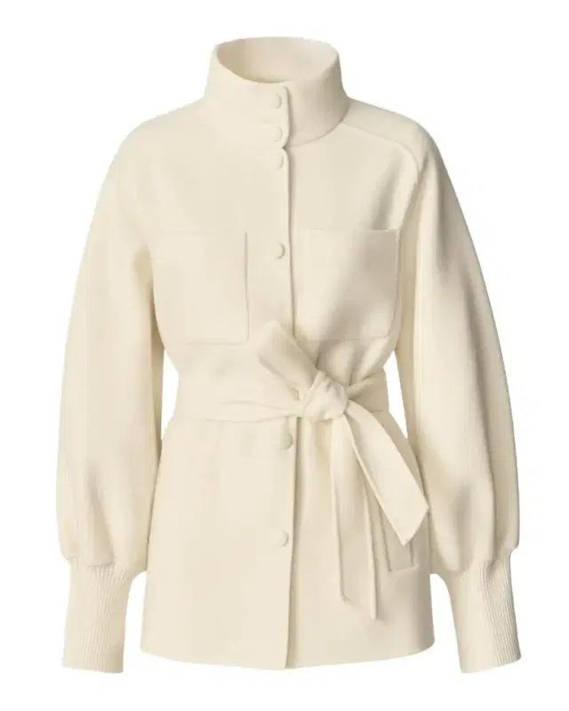 Mackage Shania Belted Double-Face Wool Jacket