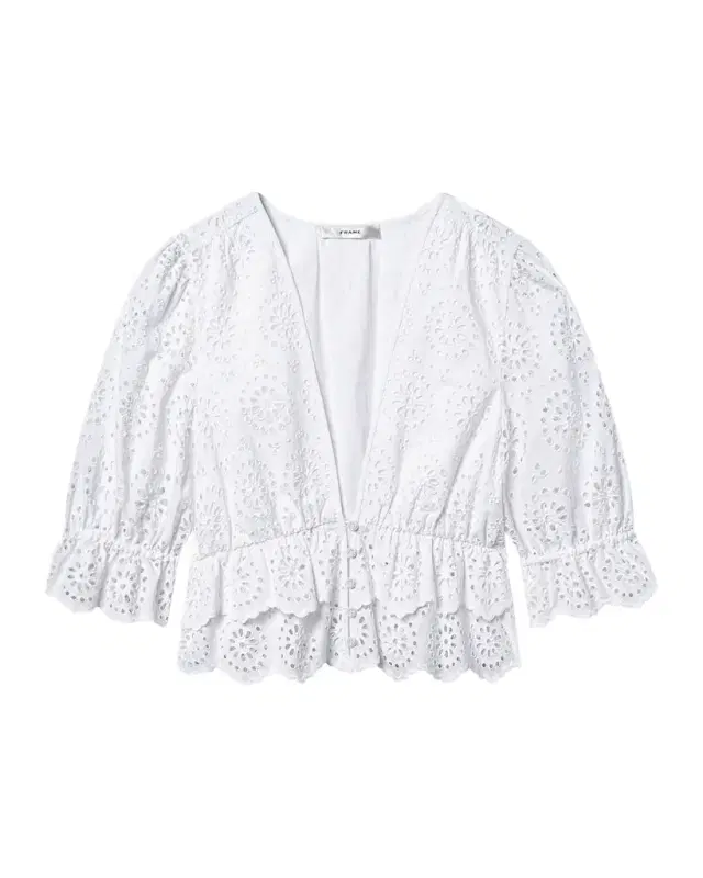 The Solstice Eyelet Blouse