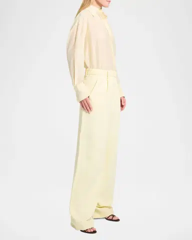 TWP Hudson St Pants in Coated Viscose Linen | Thumbnail 4 TWP Hudson St Pants in Coated Viscose Linen | Thumbnail 4